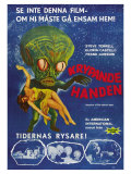 Invasion of the Saucer Men  Swedish Movie Poster  1957