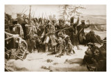 Marshal Ney Supporting the French Rearguard