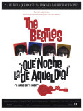 A Hard Day's Night  Spanish Movie Poster  1964