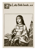 The Lady Belle Isoult  Illustration from 'The Story of the Champions of the Round Table'