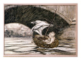 He Passed Under the Bridge and Came Within Full Sight of the Delectable Gardens'  Illustration for 