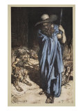 Mime and the Wanderer  from 'Siegfried and The Twilight of the Gods'  1910