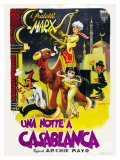 Night in Casablanca  Italian Movie Poster  1946