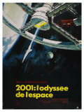 2001: A Space Odyssey  French Movie Poster  1968