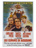 The Guns of Navarone  Argentine Movie Poster  1961