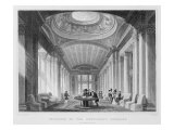 Interior of the Advocate's Library  Edinburgh  engraved by William Watkins  1831