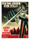 The Day The Earth Stood Still  Danish Movie Poster  1951