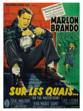 On the Waterfront  French Movie Poster  1954