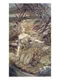 Undine  Illustration from the Book by Baron Friedrich de la Motte Fouque