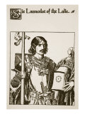 Sir Launcelot of the Lake  Illustration from 'The Story of the Champions of the Round Table'