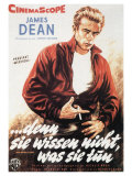 Rebel Without a Cause  German Movie Poster  1955