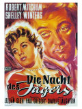 The Night of the Hunter  German Movie Poster  1955