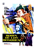 The Adventures of Robin Hood  Spanish Movie Poster  1938