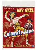 Calamity Jane  Belgian Movie Poster  1953