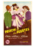 My Darling Clementine  Spanish Movie Poster  1946