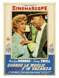 The Seven Year Itch  Italian Movie Poster  1955