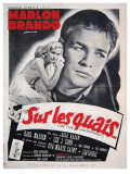 On the Waterfront  French Movie Poster  1954