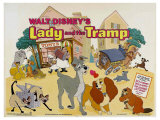 Lady and the Tramp  UK Movie Poster  1955