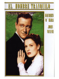 The Quiet Man  Spanish Movie Poster  1952