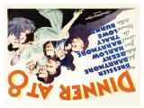 Dinner at Eight  UK Movie Poster  1933