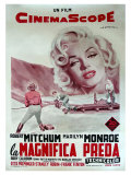 River of No Return  Italian Movie Poster  1954