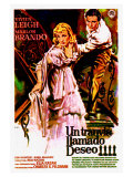 A Streetcar Named Desire  Spanish Movie Poster  1951