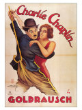 The Gold Rush  German Movie Poster  1925