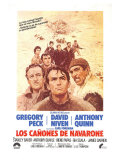 The Guns of Navarone  Spanish Movie Poster  1961