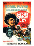 Dodge City  Spanish Movie Poster  1939