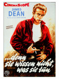 Rebel Without a Cause  German Movie Poster  1955