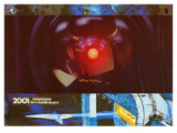 2001: A Space Odyssey  German Movie Poster  1968