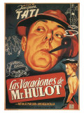 Mr Hulot's Holiday  Spanish Movie Poster  1953