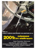 2001: A Space Odyssey  German Movie Poster  1968
