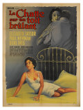 Cat On a Hot Tin Roof  French Movie Poster  1958