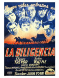 Stagecoach  Spanish Movie Poster  1939