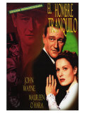 The Quiet Man  Spanish Movie Poster  1952