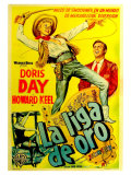 Calamity Jane  Argentine Movie Poster  1953