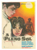 Purple Noon  Spanish Movie Poster  1964
