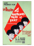 A Hard Day's Night  French Movie Poster  1964