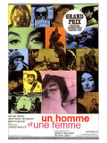 A Man and a Woman  French Movie Poster  1966