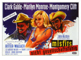 The Misfits  German Movie Poster  1961