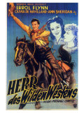 Dodge City  German Movie Poster  1939