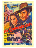 Dodge City  Spanish Movie Poster  1939