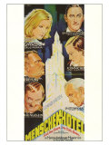 Grand Hotel  German Movie Poster  1932