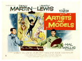 Artists and Models  UK Movie Poster  1955