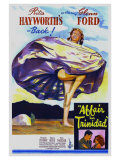 Affair in Trinidad  Australian Movie Poster  1952