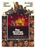 The Dirty Dozen  German Movie Poster  1967