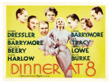 Dinner at Eight  UK Movie Poster  1933