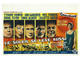 The Sun Also Rises  Belgian Movie Poster  1957