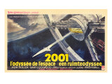 2001: A Space Odyssey  French Movie Poster  1968